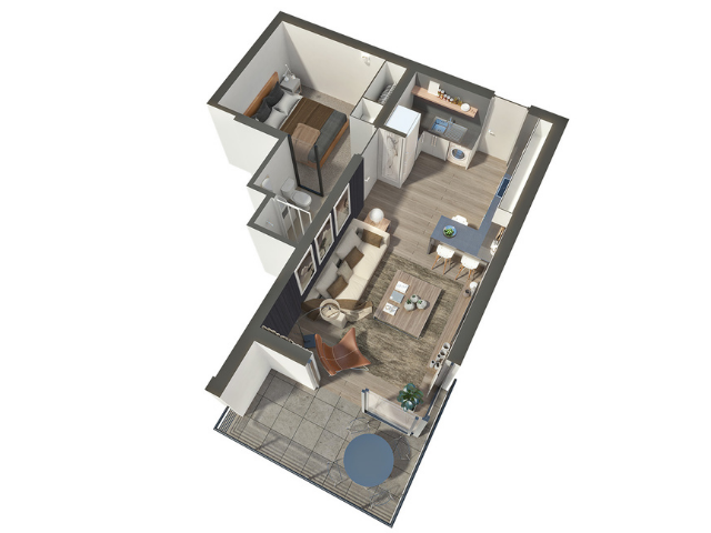 1 Bedroom | Floorplan